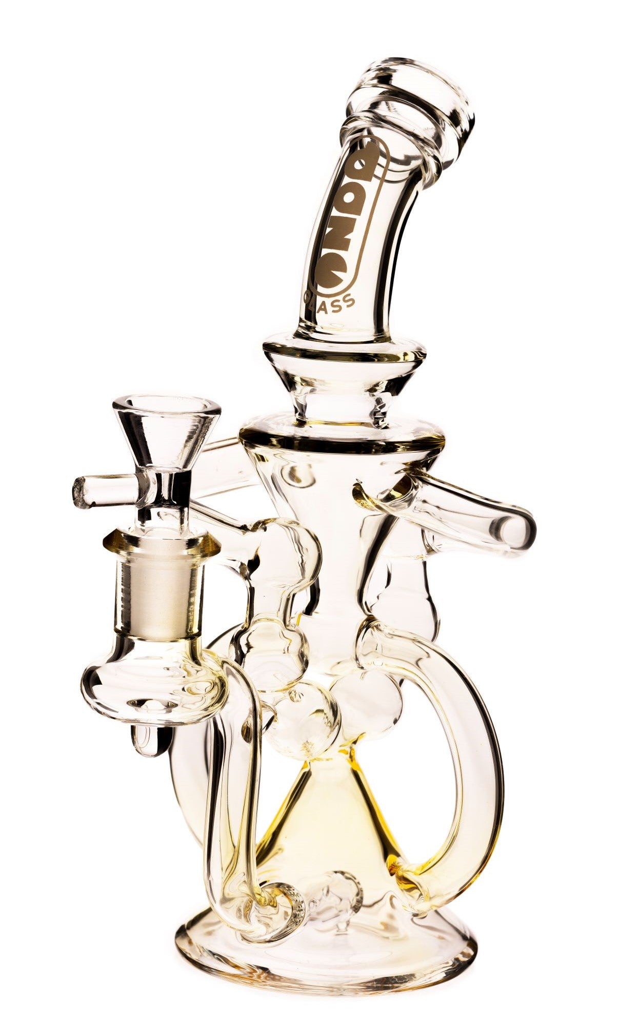 Daze Glass - 9" Fumed Glass Water Pipe w/ Perc