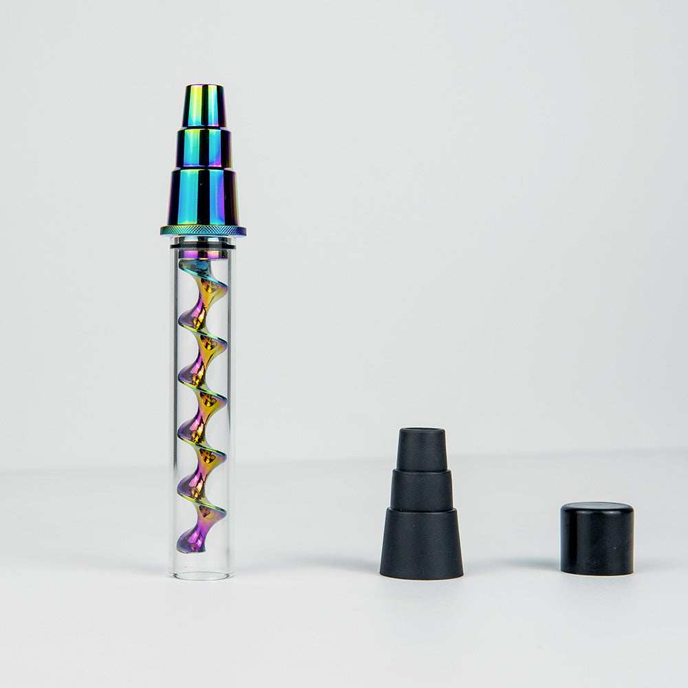 5" Glass Blunt Hand Pipe - Multiple Colors Daze Supply