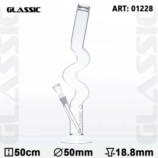 Glassic | 20" Zig Zag Bong Daze Supply
