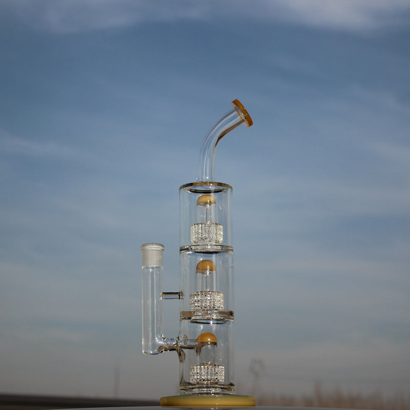 15" Triple Matrix Percolator Glass Water Pipe Daze Supply