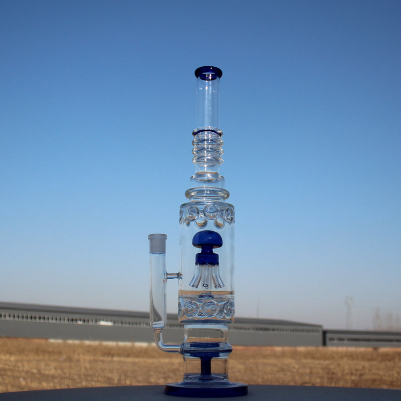 19.5" Jellyfish Sprinkler & Matrix Perc Glass Water Pipe Daze Supply
