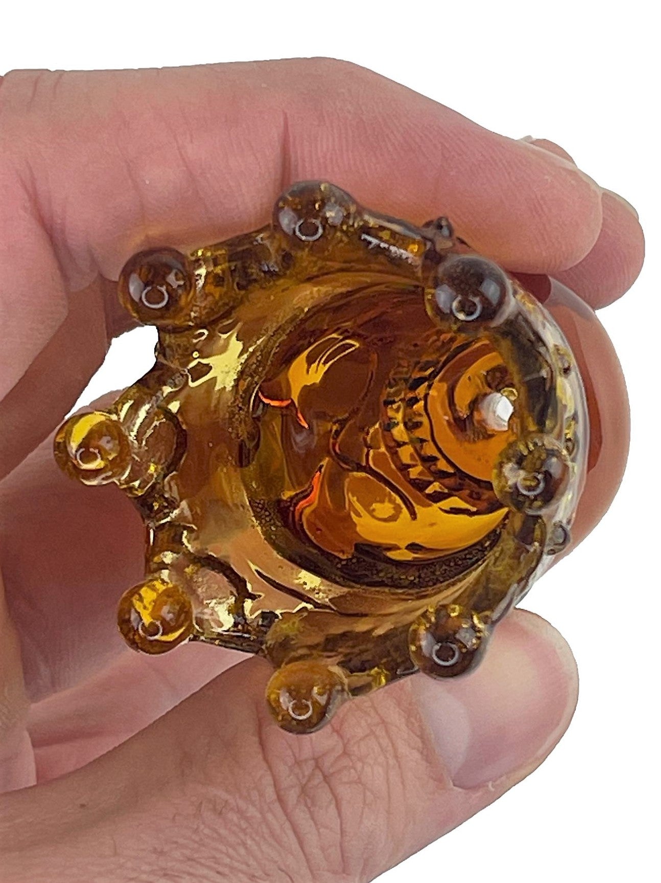 Skull & Crown Glass Bong Bowl - 14mm Daze Glass