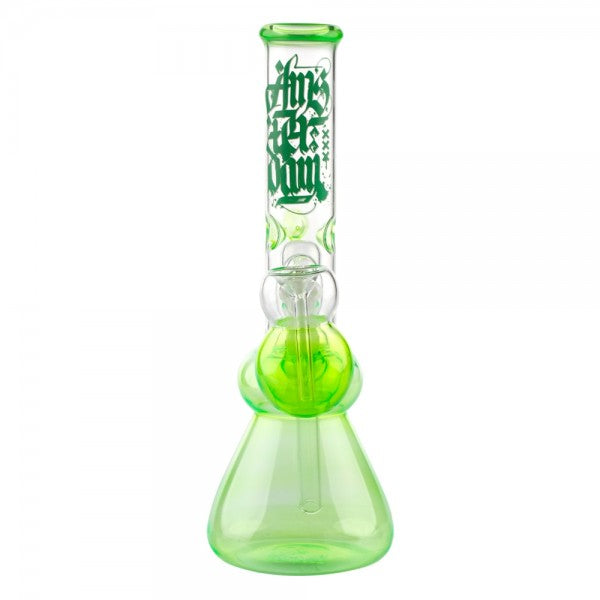 Amsterdam | 12" Black Glass Water Pipe w/ Tree Perc Amsterdam