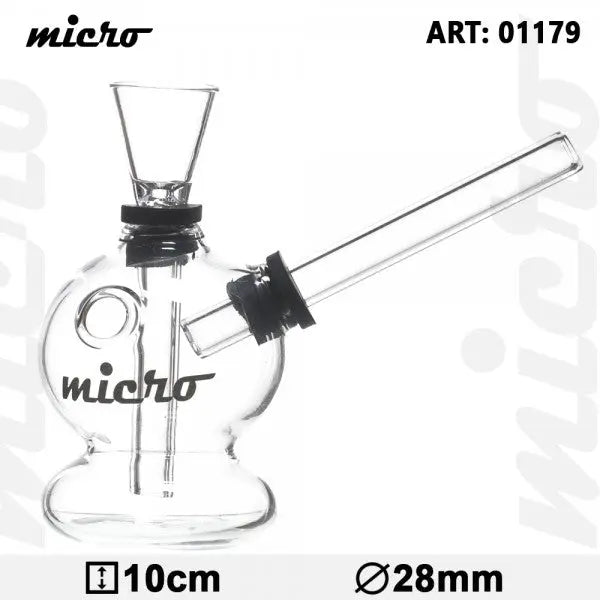 Micro | 4" Glass Bong Micro