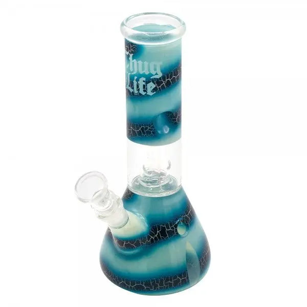 Thug Life | 8" Blue Mini Beaker Bong Thug Life