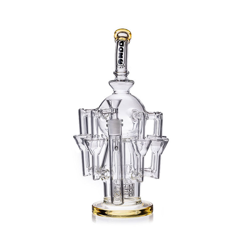 Daze Glass - 13" Octopus Recycler Style Matrix Perc Glass Water Pipe Daze Glass