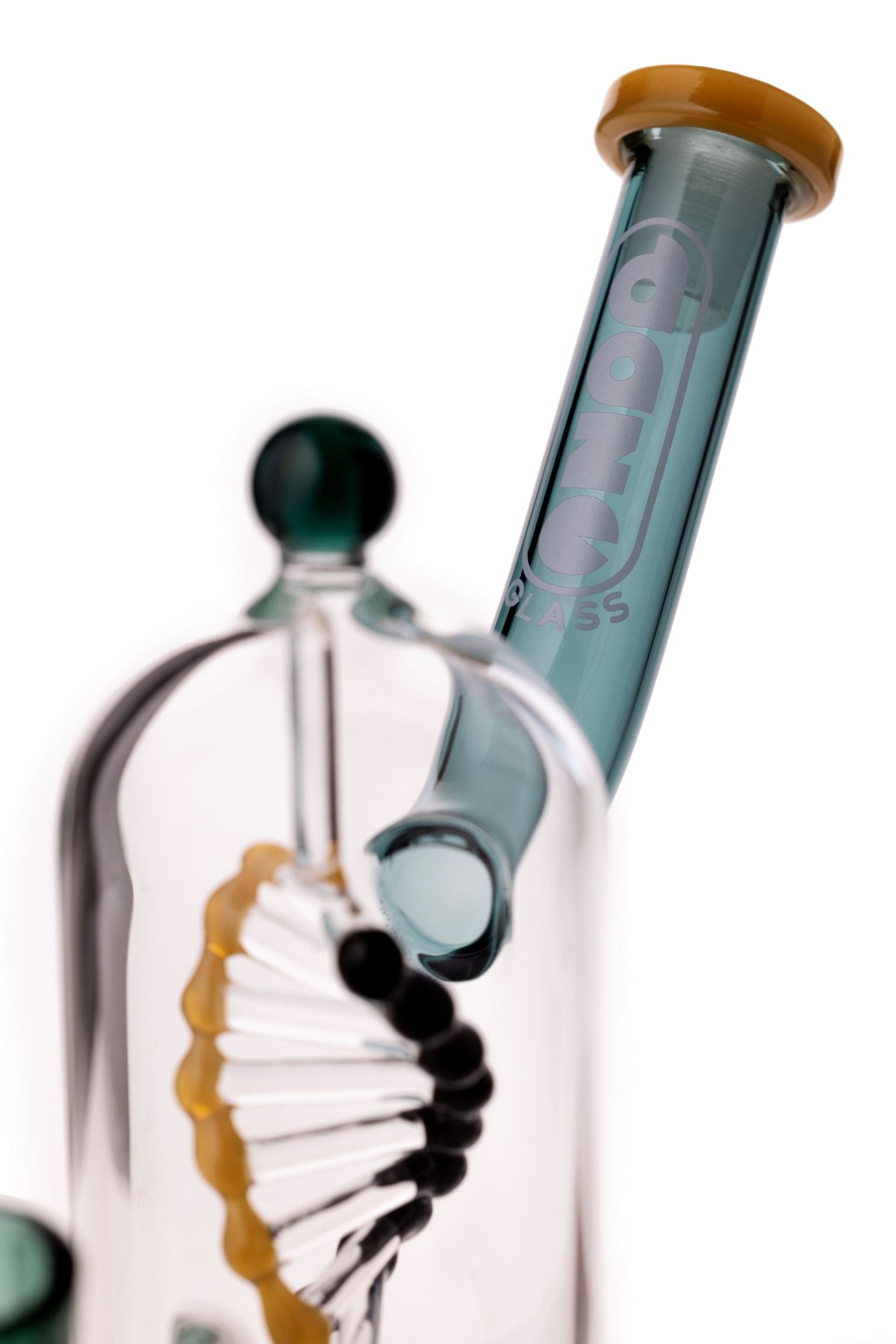 Daze Glass - Spinning DNA &amp; Turbine Perc Glass Water Pipe