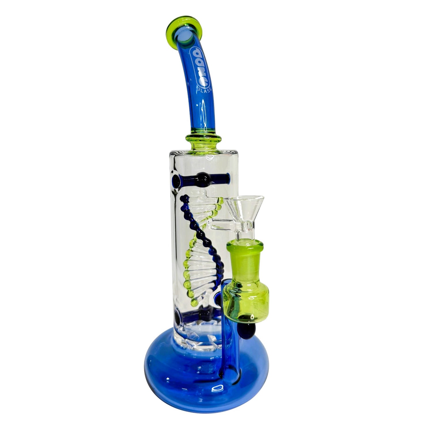 Daze Glass - 2nd Gen Spinning DNA &amp; Turbine Perc Glass Water Pipe Daze Glass