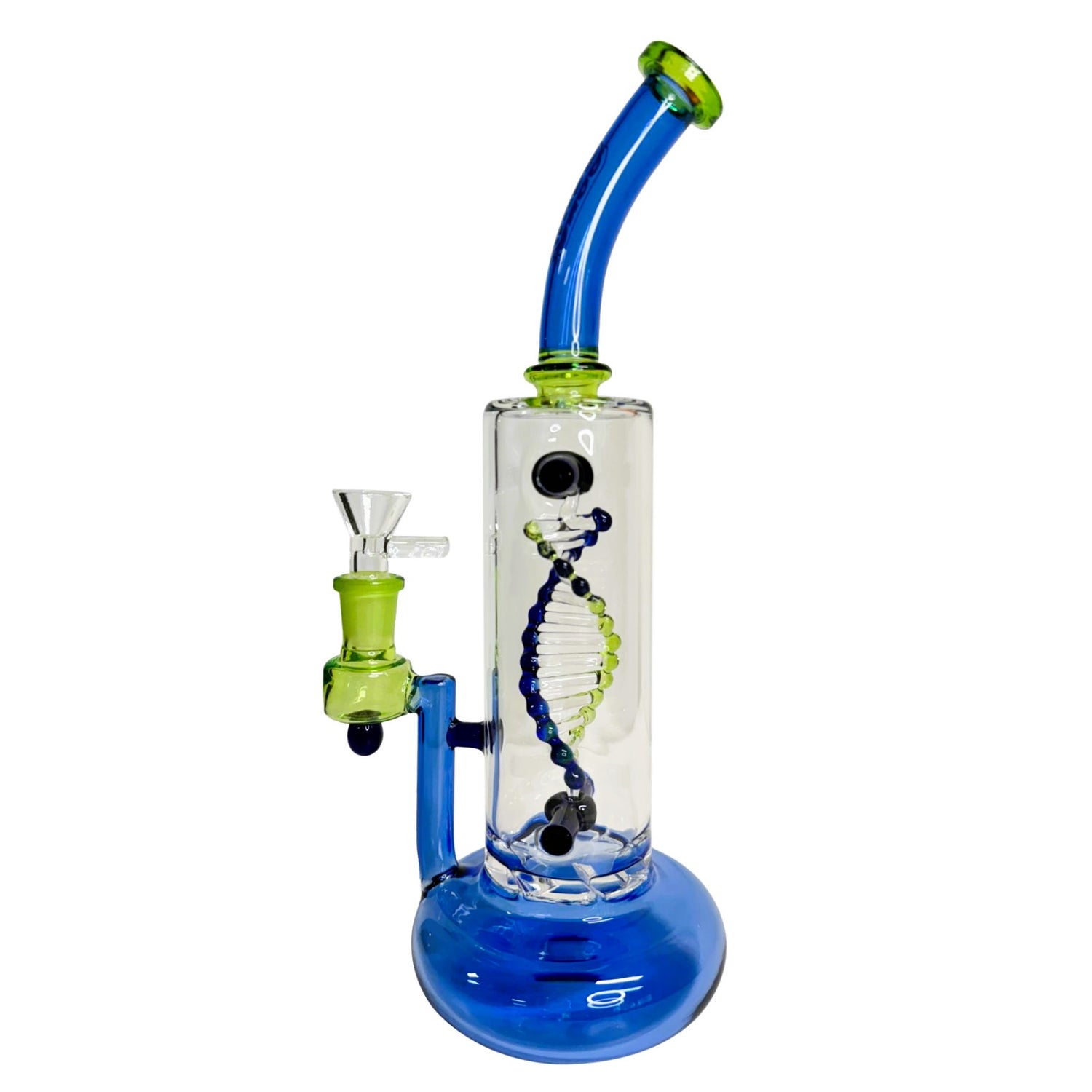 Daze Glass - 2nd Gen Spinning DNA &amp; Turbine Perc Glass Water Pipe Daze Glass