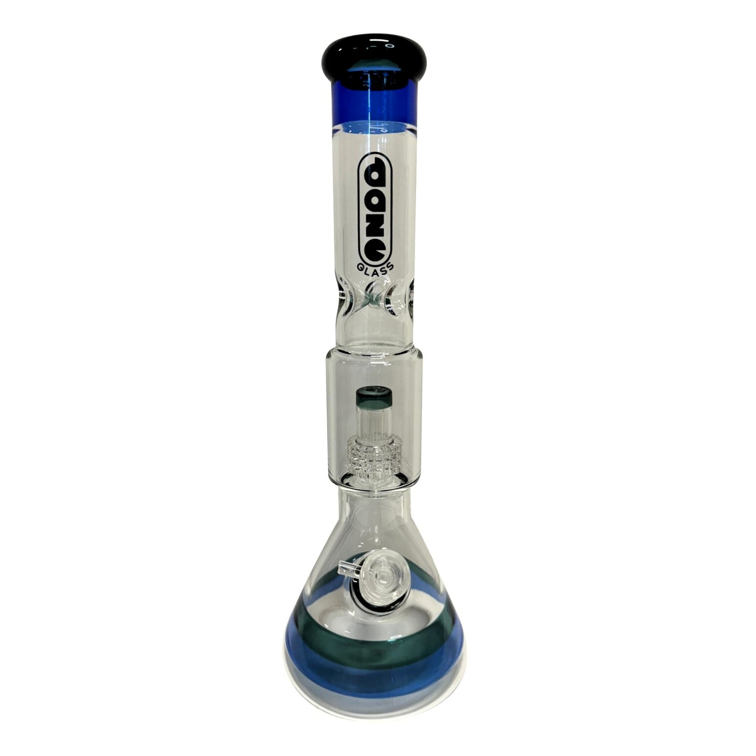 Daze Glass - Approx. 16 Striped Glass Water Pipe Daze Glass