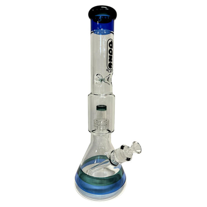 Daze Glass - Approx. 16 Striped Glass Water Pipe Daze Glass