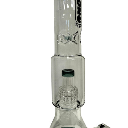 Daze Glass - Approx. 16 Striped Glass Water Pipe Daze Glass