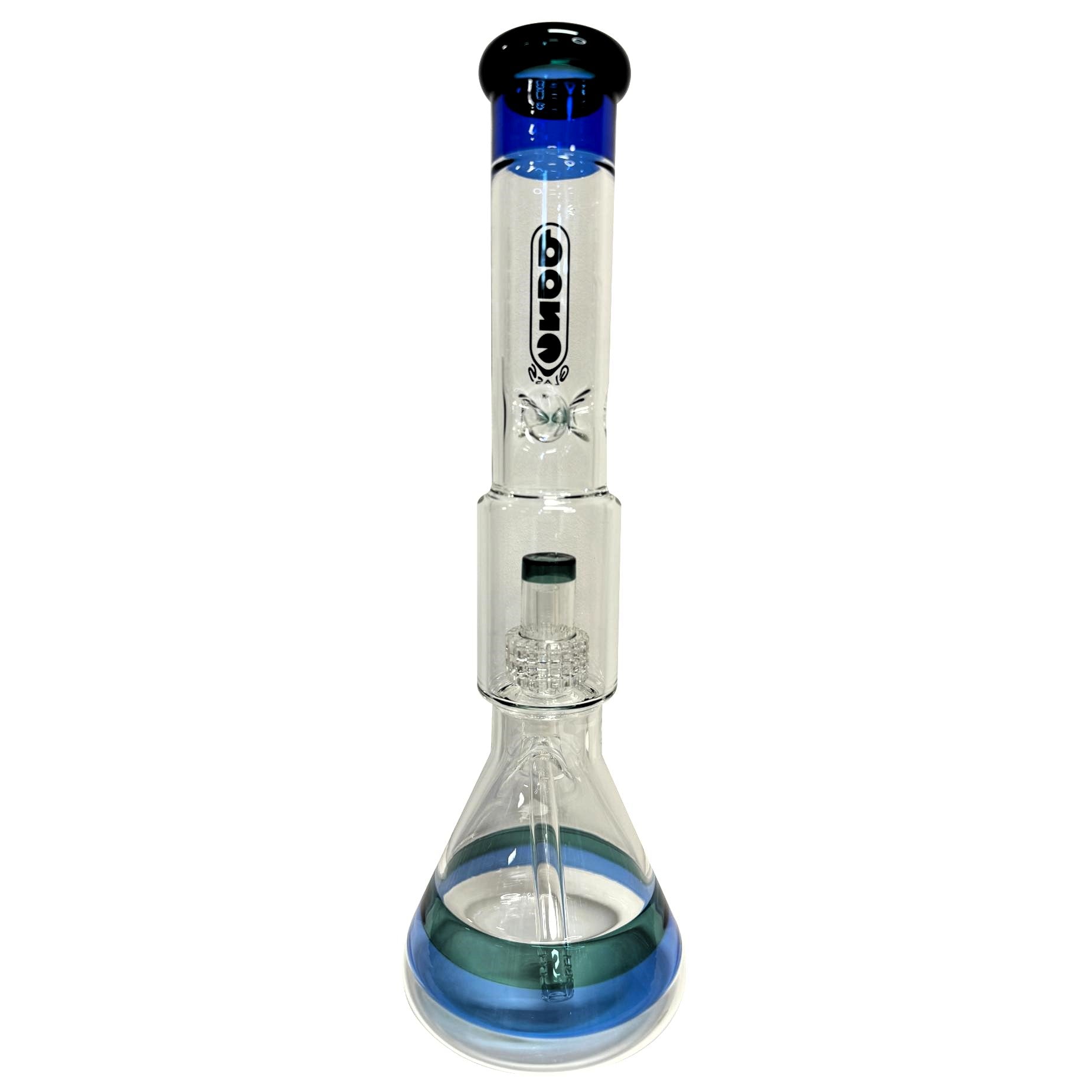 Daze Glass - Approx. 16 Striped Glass Water Pipe Daze Glass