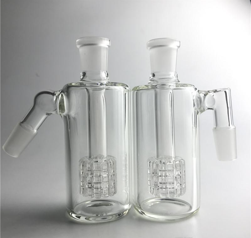 GCP - 14mm &amp; 45 Decgree Ash Catcher with Matrix Perc Glass City Pipes