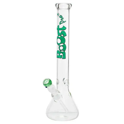 Boost Green | 17&quot; Beaker Glass Bong Boost