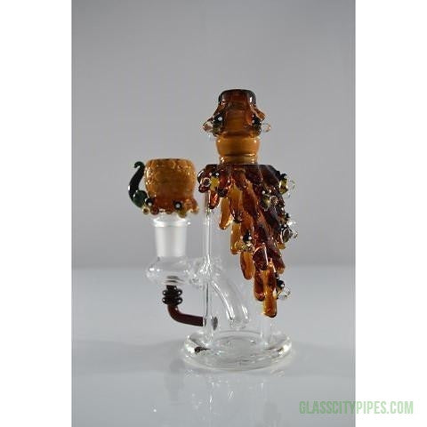 Empire Glassworks 5.5 inch Mini Bee Hive Glass Bong Water Pipe Empire Glassworks