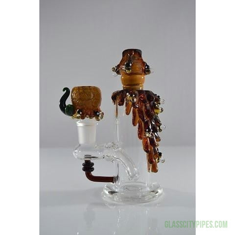 Empire Glassworks 5.5 inch Mini Bee Hive Glass Bong Water Pipe Empire Glassworks