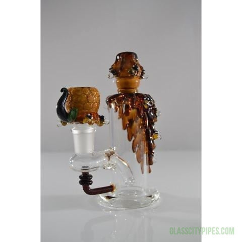 Empire Glassworks 5.5 inch Mini Bee Hive Glass Bong Water Pipe Empire Glassworks