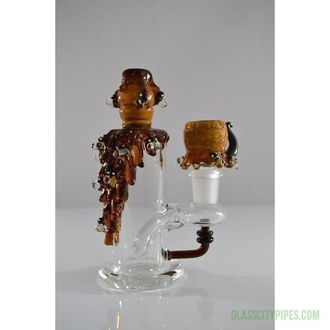 Empire Glassworks 5.5 inch Mini Bee Hive Glass Bong Water Pipe Empire Glassworks