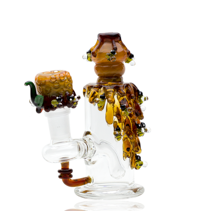 Empire Glassworks 5.5 inch Mini Bee Hive Glass Bong Water Pipe Empire Glassworks