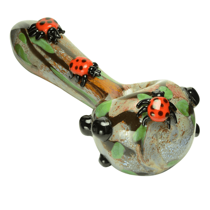 Empire Glassworks Lady Bug Spoon Hand Pipe Empire Glassworks