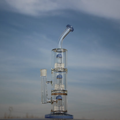 15&quot; Triple Matrix Percolator Glass Water Pipe Daze Supply