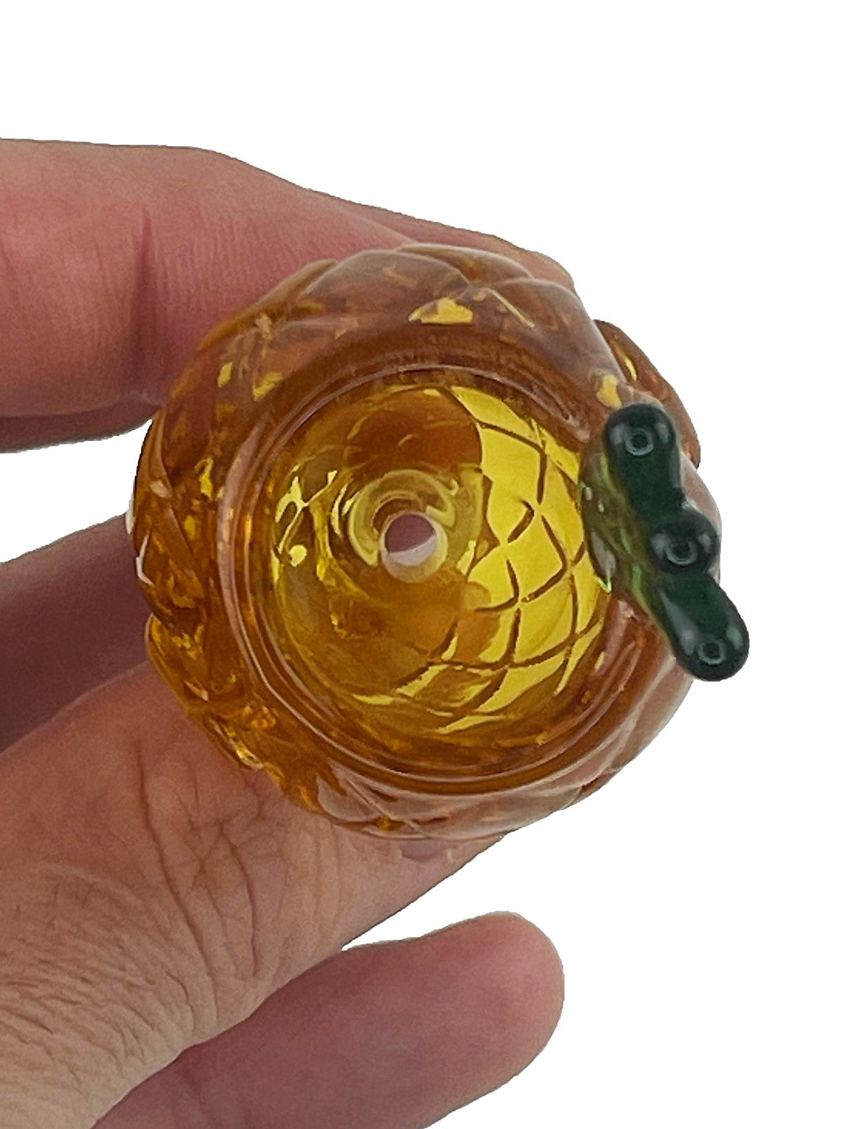 Pineapple Glass Bong Bowl - 14mm Daze Glass