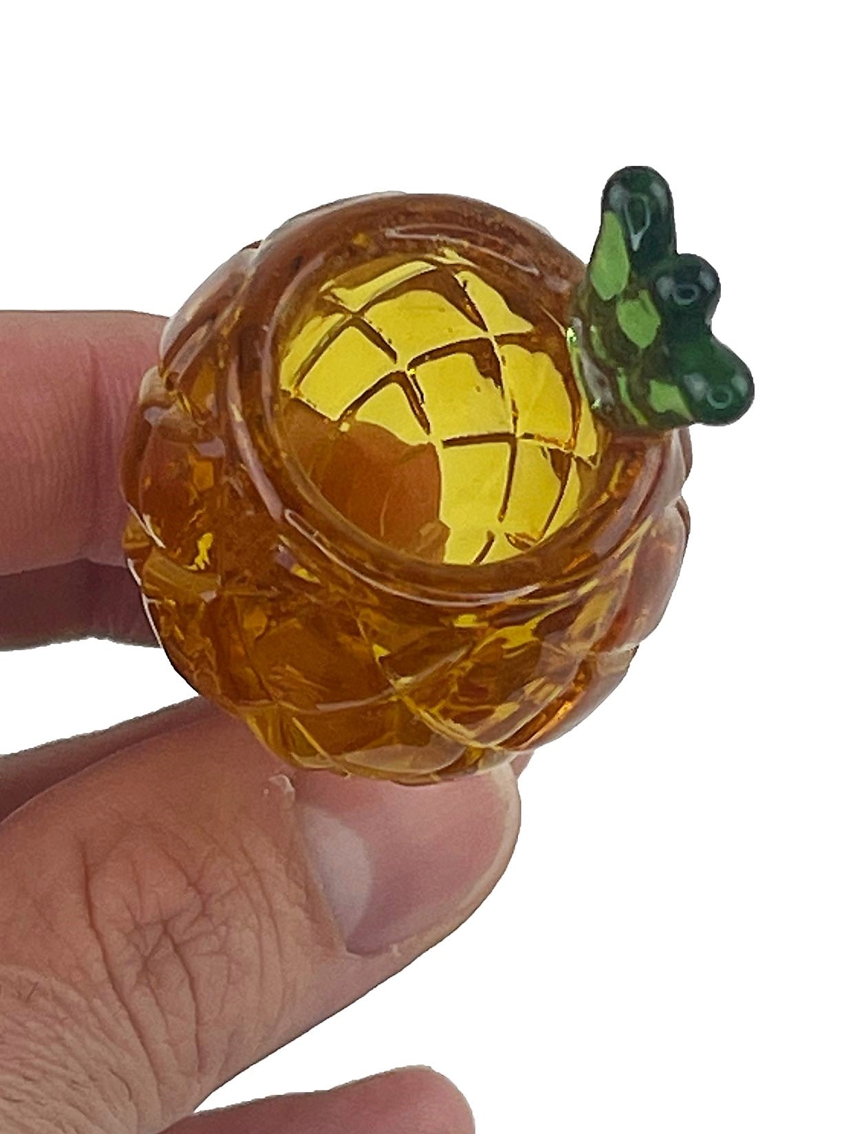 Pineapple Glass Bong Bowl - 14mm Daze Glass