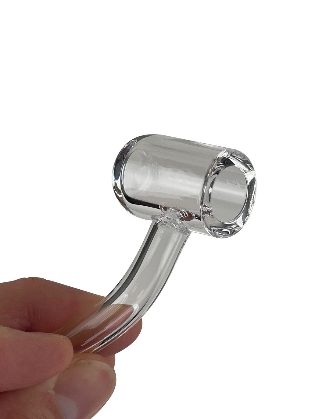 Flat Top Quartz Banger Male Joint Nail - 14mm &amp; 45 Degree Glass City Pipes