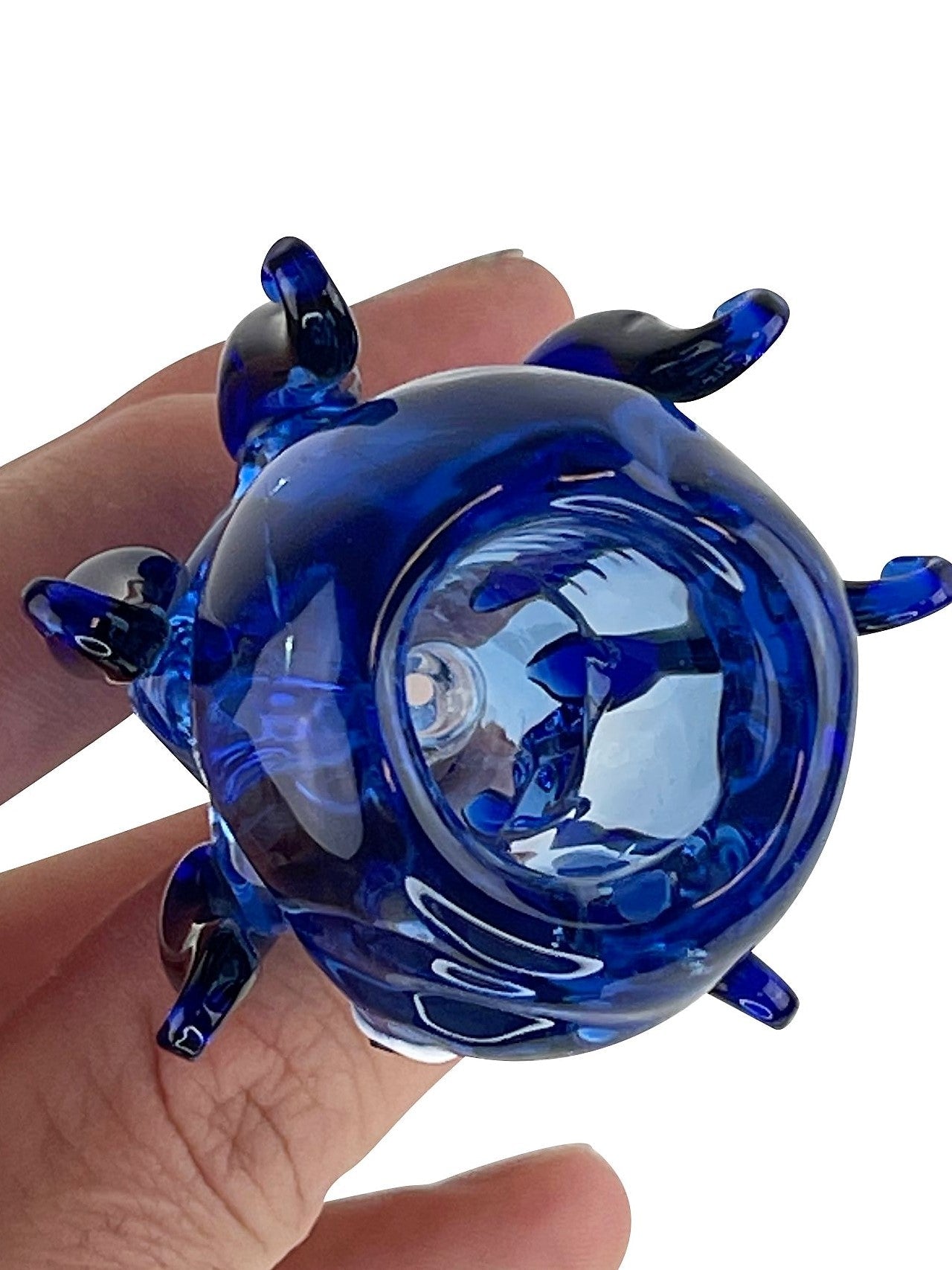 Blue Octopus Glass Bong Bowl - 14mm Daze Glass