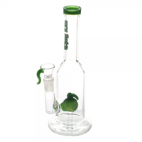 Thug Life | 8&quot; Green Water Pipes w/ Custom Perc Thug Life