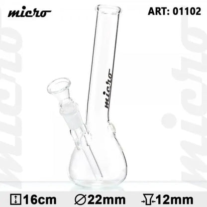 Micro | 6&quot; Hangover Glass Bong Micro
