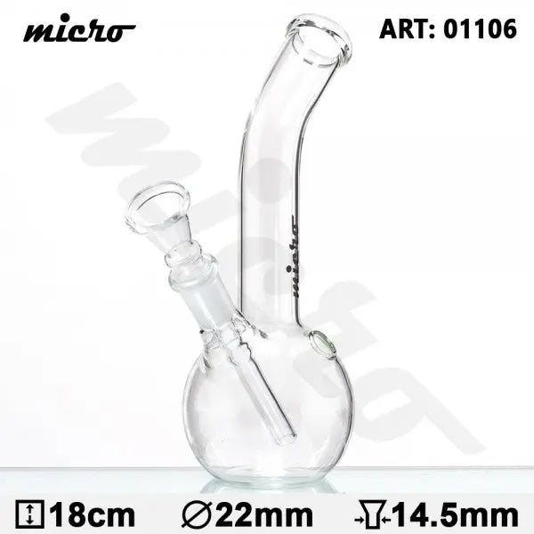 Micro | 7&quot; Bouncer Glass Bong Micro