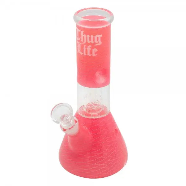 Thug Life | 8&quot; Pink Mini Beaker Thug Life