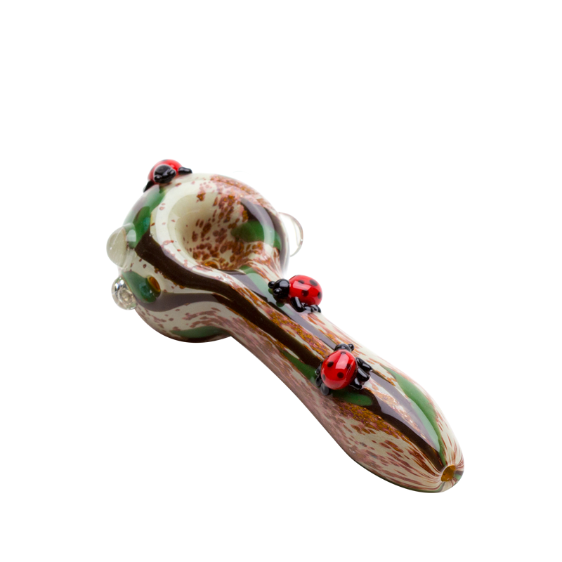 Empire Glassworks Lady Bug Spoon Hand Pipe Empire Glassworks