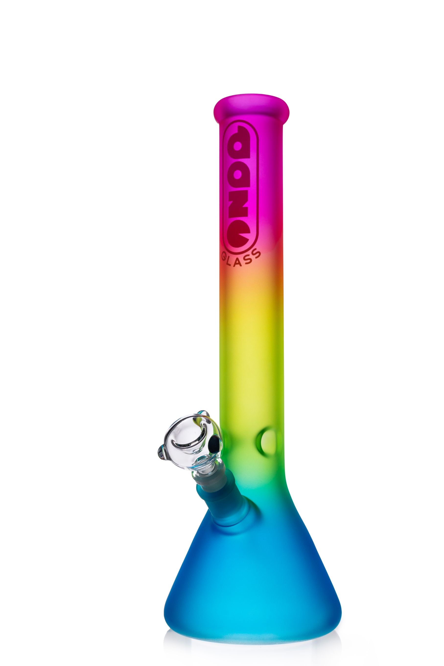 Daze Glass - 16&quot;  Rainbow Color Glass Water Pipe